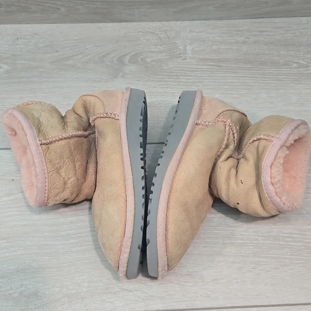 Ugg Australia 5251T Girl Kids Girl Pink Suede Boots Shoes Boots Sz 11